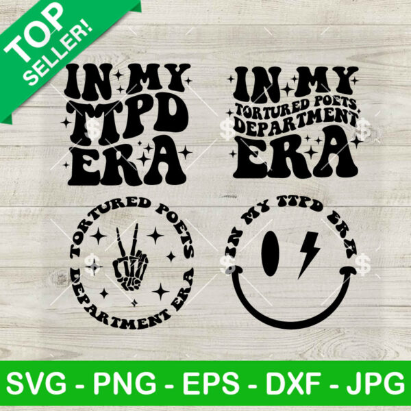In My Tortured Poets Department Era SVG Bundle
