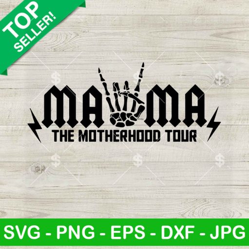 Mama Rock The Motherhood Tour Svg