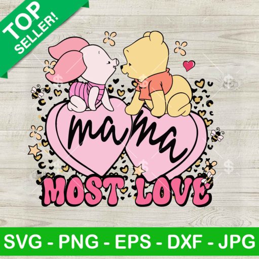 Winnie Pooh And Piglet Mother'S Day Svg