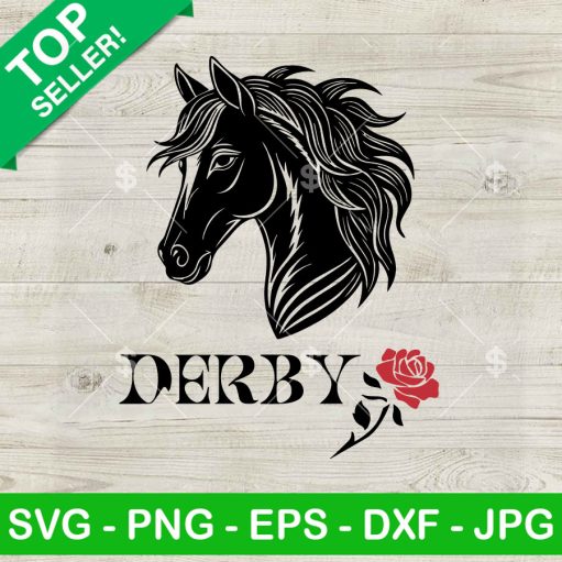Derby Horse Svg