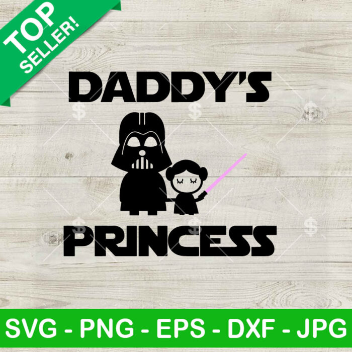 Star Wars Daddy Princess Design SVG