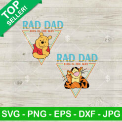 Winnie The Pooh Rad Dad SVG