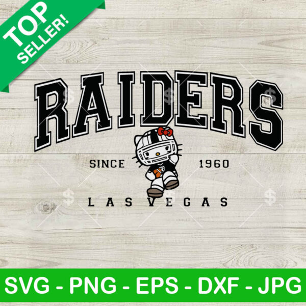 Raiders Hello Kitty SVG