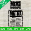 Some Days It Rocks Me Mama The Motherhood Tour SVG