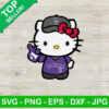 Hello Kitty Colorado Rockies Baseball SVG