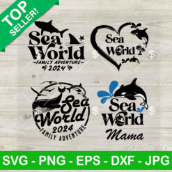 Seaworld Family Adventure SVG, Seaworld Adventure Bundle SVG, Family Trip SVG PNG Cut file cricut