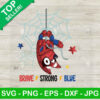 Amazing Bluey Spiderman SVG
