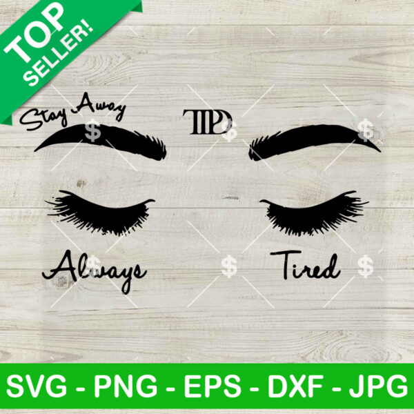 TTPD Taylor Malone SVG, Stay Away Always Tired Eye SVG, Taylor Ft Post Malone SVG PNG DXF EPS Cricut Files