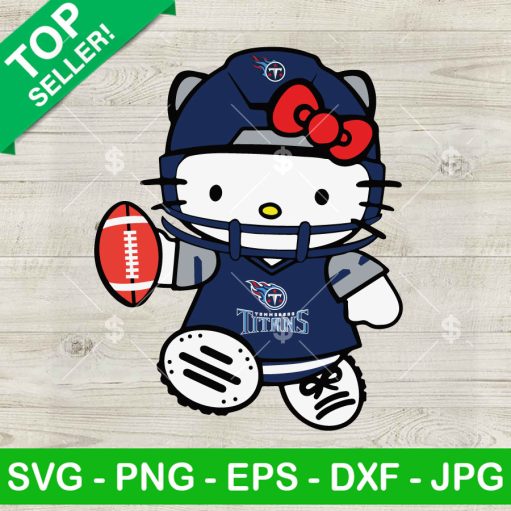 Hello Kitty Tennessee Titans Svg Png