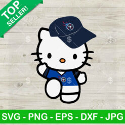 Hello Kitty Tennessee Titans Football SVG