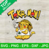 Funny Pikachu Smoking Weed SVG