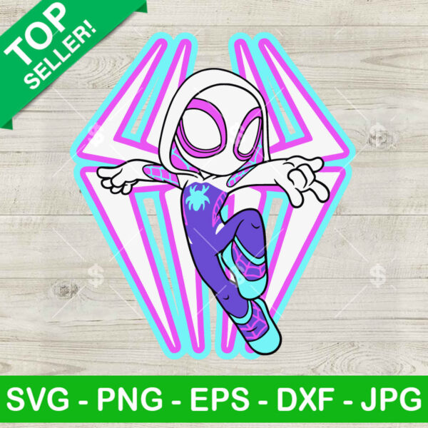 Ghost Spider Gwen Stacy SVG