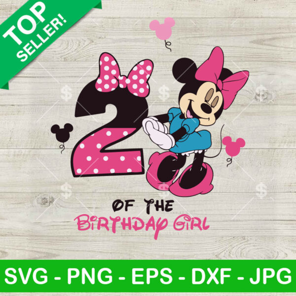 Minnie 2nd Of The Birthday Girl SVG