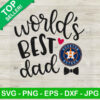 World's Best Dad Houston Astros SVG