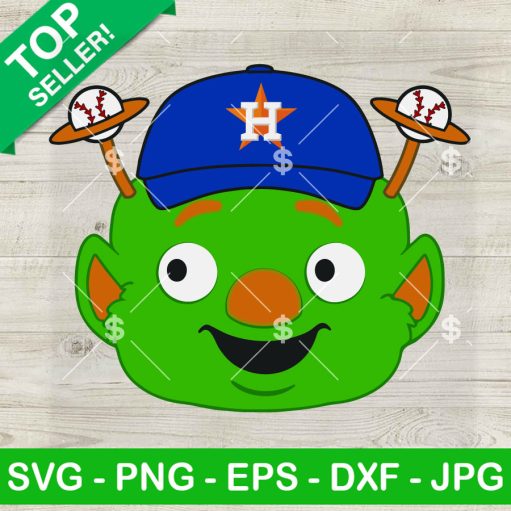 Orbit Mascot Houston Astros Svg