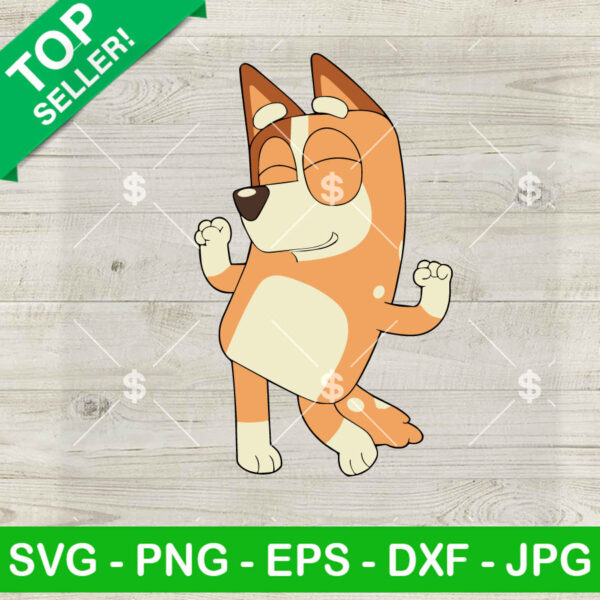 Bluey Bingo Heeler Dog SVG