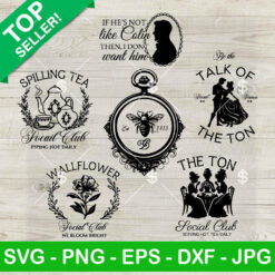 Bridgerton Lady Whistledown SVG Bundle