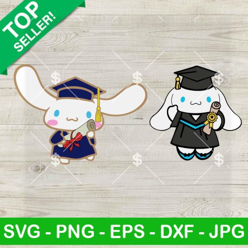 Cinnamoroll Graduation Cap Svg Bundle