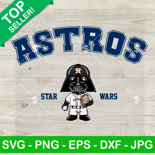 Darth Vader Houston Astros Baseball Svg