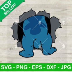 Disney Cute Stitch Butt SVG