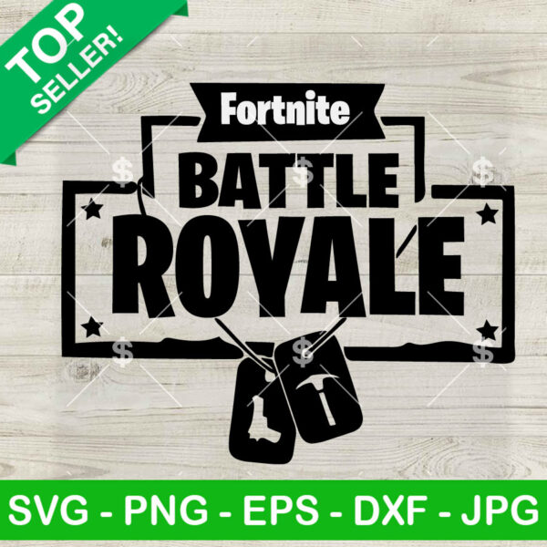 Fortnite Battle Royale SVG, Fortnite Battle Royale Logo SVG, Battle Gamer Royal SVG PNG DXF EPS Cricut