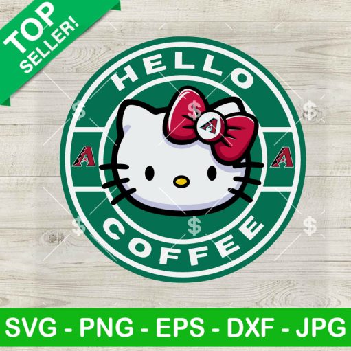 Hello Coffee Arizona Diamondbacks SVG