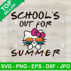 Hello Kitty School's Out For Summer SVG, Hello Kitty Graduate SVG, End Of School SVG PNG DXF EPS