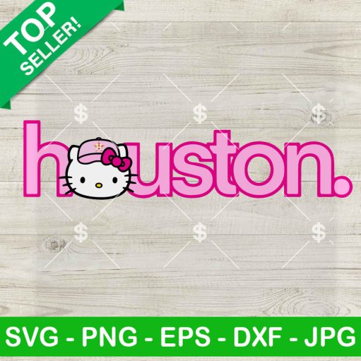 Pink Houston Hello Kitty Svg