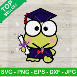 Keroppi Graduation Cap SVG