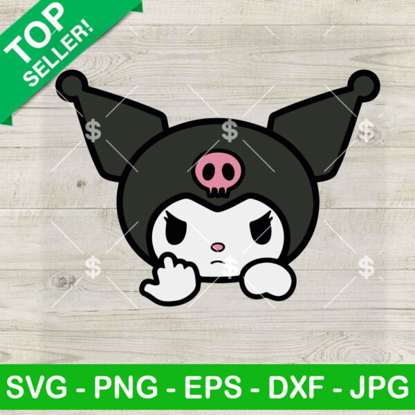 Kuromi Middle Finger SVG