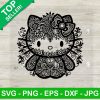 Mandala Hello Kitty SVG