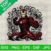 Mandala Iron Man Superhero SVG