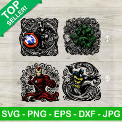 Mandala Superheroes SVG Bundle