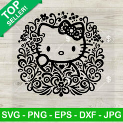 Mandala Zentage Kitty SVG