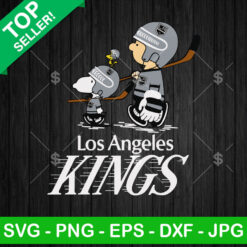 Los Angeles Kings Snoopy And Charlie Brown SVG file, Los Angeles Kings Hockey SVG, Los Angeles Kings NHL SVG