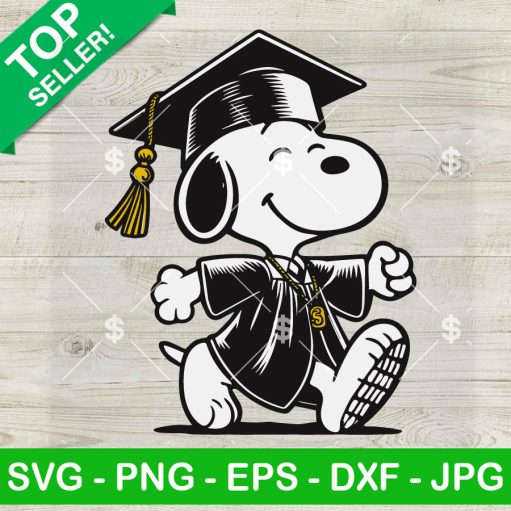 Graduation Snoopy Senior Svg