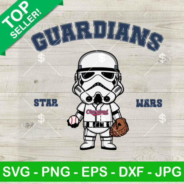 Stormtrooper Cleveland Guardians Baseball SVG, Cleveland Guardians SVG, MLB Fan SVG PNG DXF EPS
