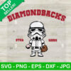 Stormtrooper Diamondbacks Baseball SVG