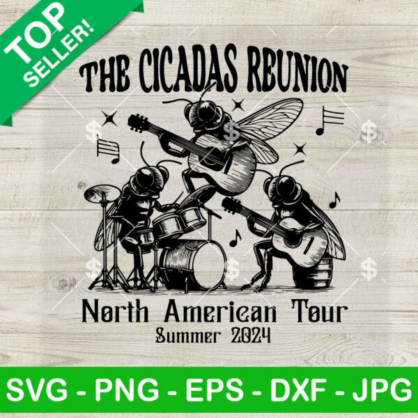 The Cicada Reunion North American Tour 2024 SVG