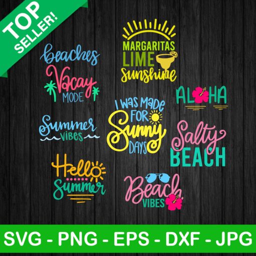 Hello Summer Svg Bundle