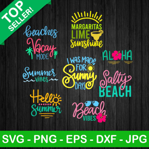 Hello Summer SVG Bundle