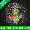 Anchored In Love Autism Awareness Puzzle Piece SVG