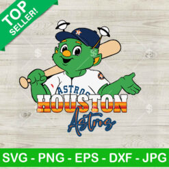 Houston Astros Orbit Mascot SVG, Orbit Mascot SVG Houston Astros Baseball SVG PNG DXF EPS Design
