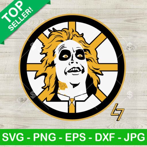 Beetlejuice Boston Bruins Hockey Svg