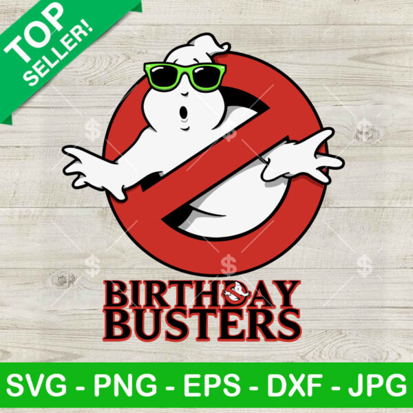 Ghostbusters Funny Birthday SVG
