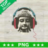 Funny Buddha Listen To Music PNG