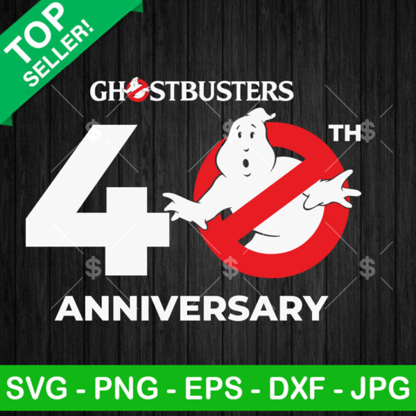Ghostbusters 40th Anniversary SVG