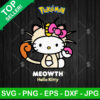 Cute Hello Kitty Meow Pokemon SVG