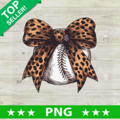 Leopard Baseball Coquette PNG
