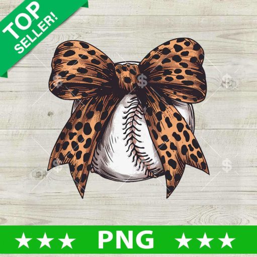 Leopard Baseball Coquette Png